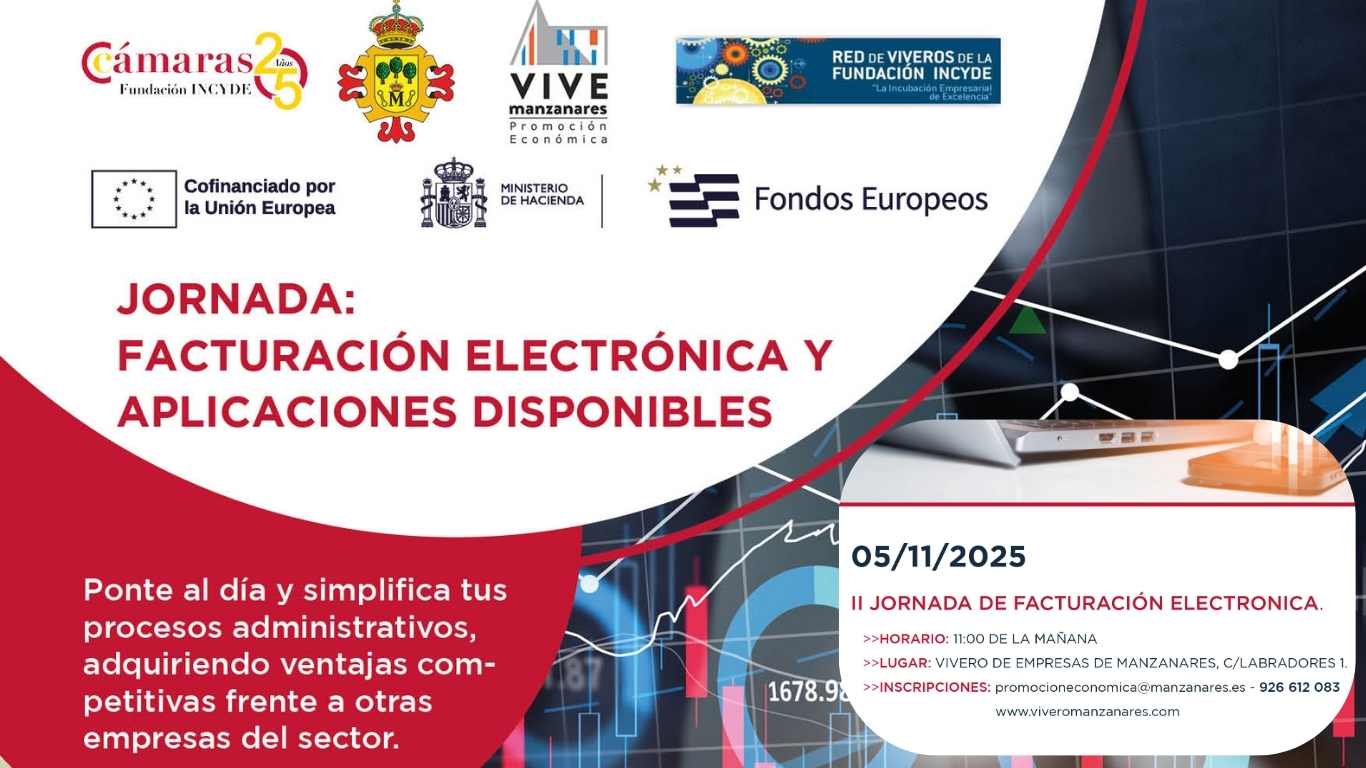 Jornada Facturacion Electronica 05nov Manzanares banner