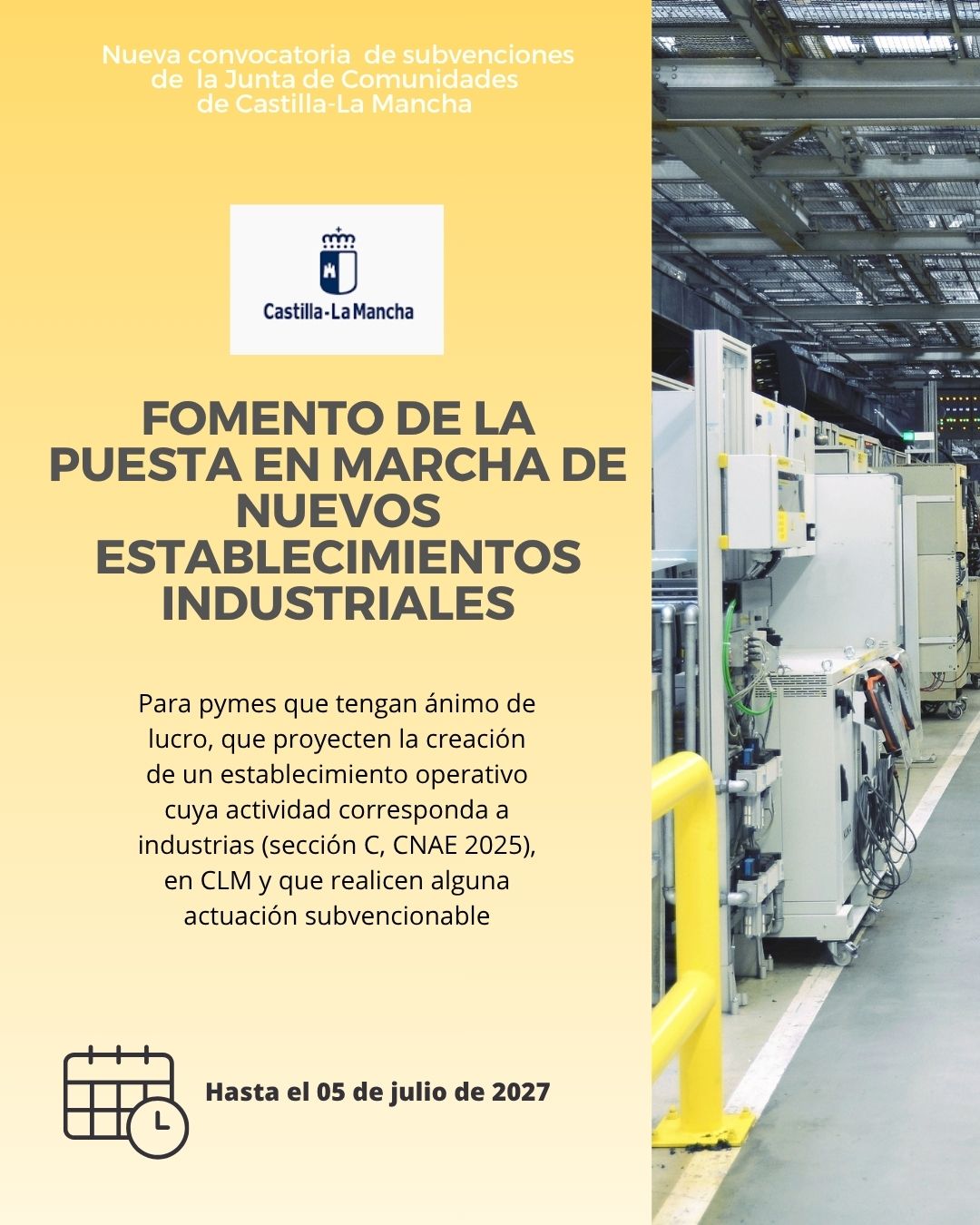 ayuda establecimientos industriales